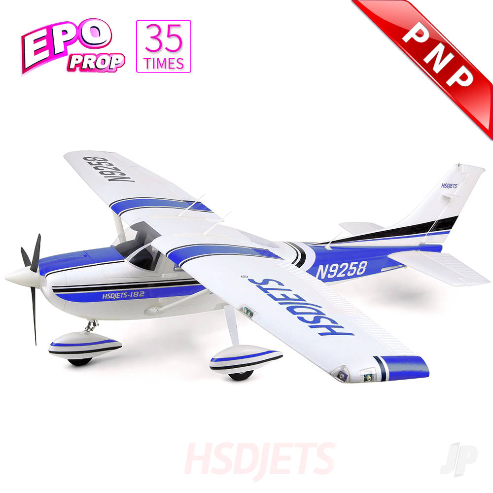 HSD Jets 2m Cessna-182, Blue (PNP 6S) A63020200