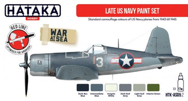 Hataka HTK-AS05.2 1:48 Late US Navy paint set with 6 colours