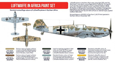 Hataka HTK-AS06.2 1:48 Luftwaffe in Africa paint set x 6 colours