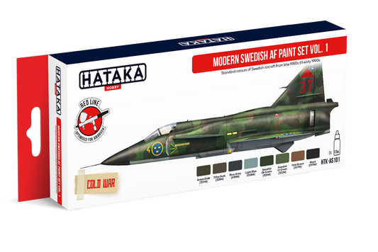 Hataka HTK-AS101 1:48 "Modern Swedish AF paint set vol