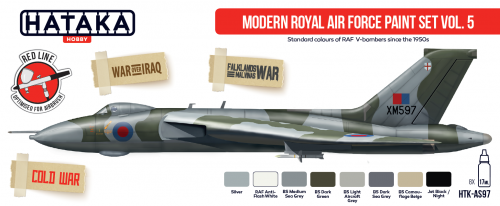 Hataka HTK-AS97 1:48 Modern Royal Air Force paint set vol
