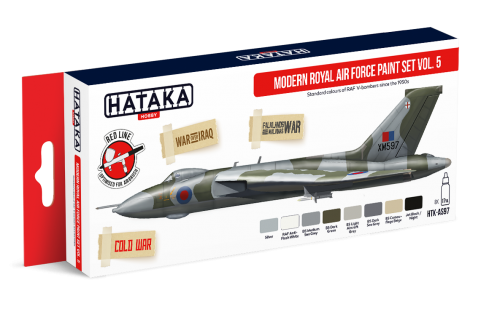 Hataka HTK-AS97 1:48 Modern Royal Air Force paint set vol