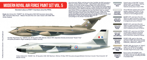 Hataka HTK-AS97 1:48 Modern Royal Air Force paint set vol