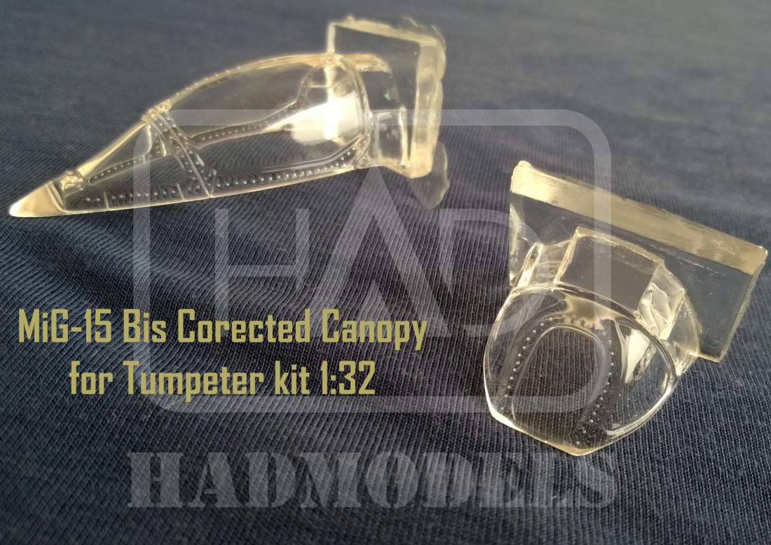 HAD Models HUN132013 1:32 Mig-15 Bis Correct canopy