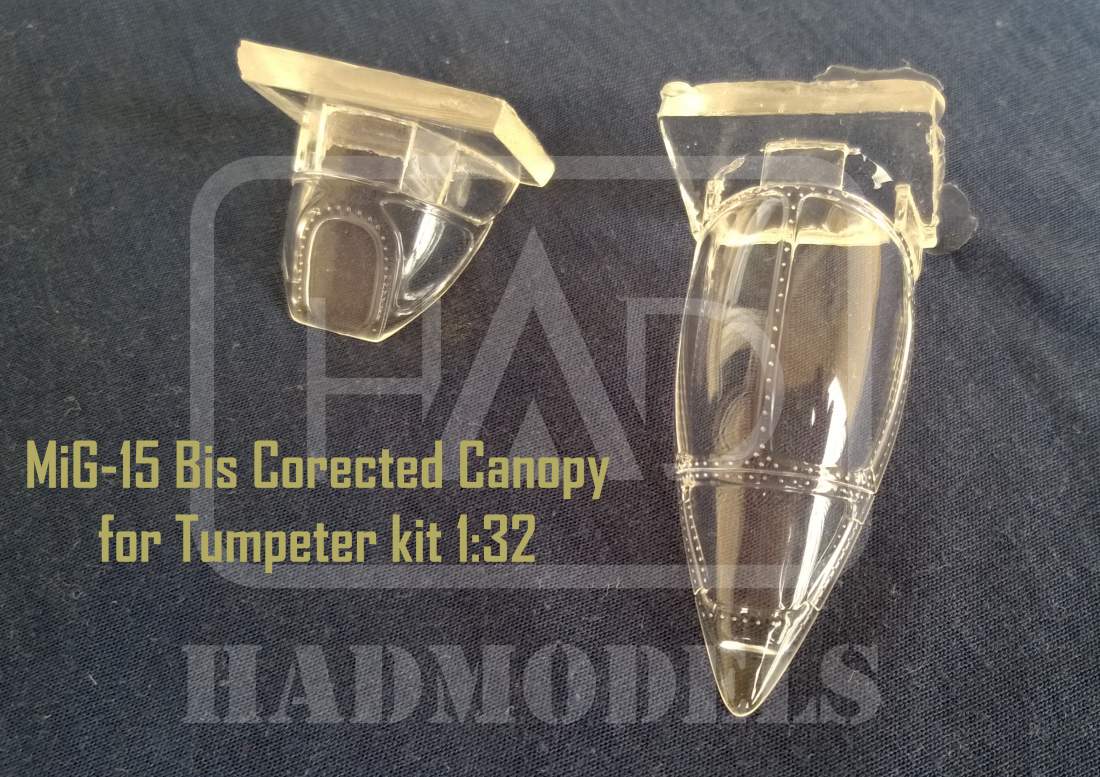 HAD Models HUN132013 1:32 Mig-15 Bis Correct canopy