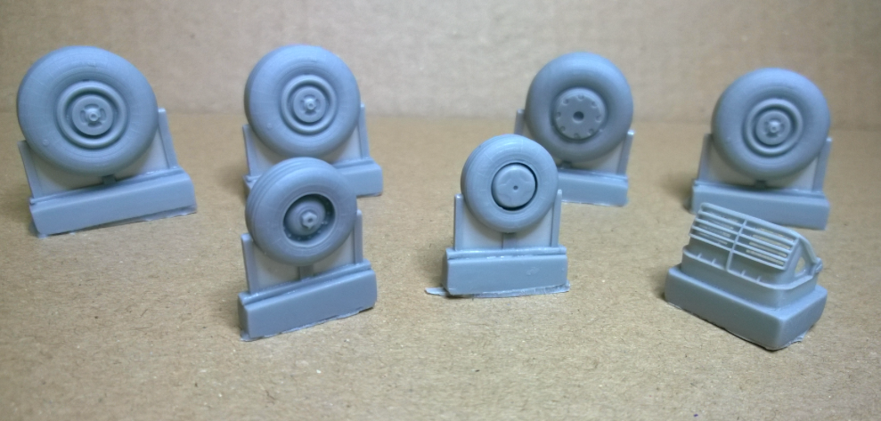 HAD Models HUN248004 1:48 Sukhoi Su-34 Fullback wheel set