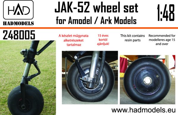 HAD Models HUN248005 1:48 Yakovlev Yak-52 Wheels