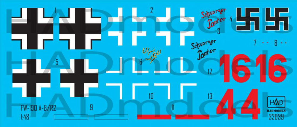 HAD Models HUN32039R 1:32 Focke-Wulf Fw-190A-8/R2