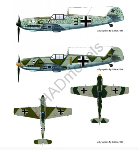 HAD Models HUN32052 1:32 Messerschmitt Bf-109E-4