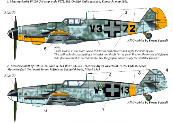 HAD Models HUN32055 1:32 Messerschmitt Bf-109G-6/Bf-10G-14