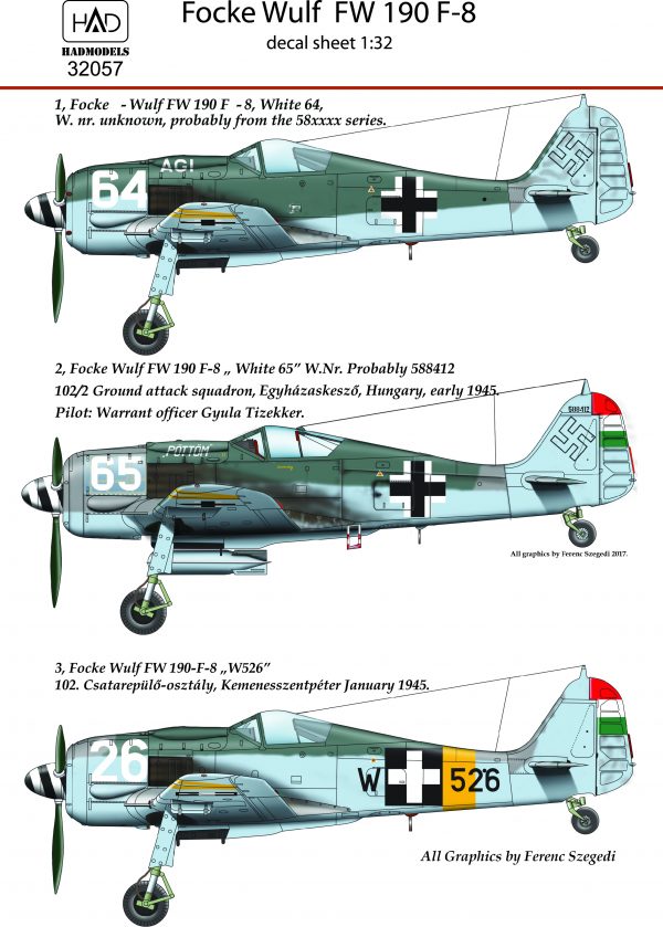 HAD Models HUN32057 1:32 Focke-Wulf Fw-190F-8