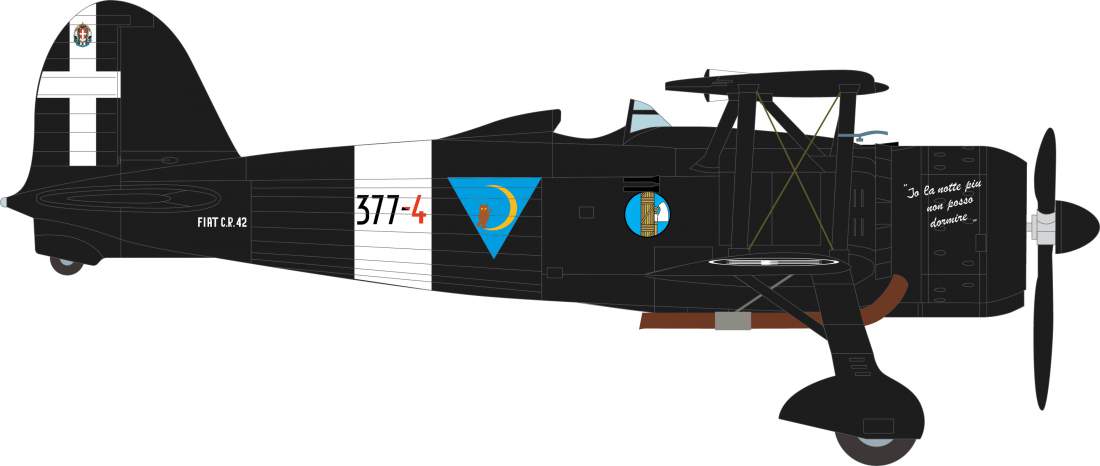 HAD Models HUN32073 1:32 Fiat CR-42 Italian Night fighters