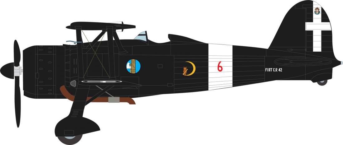 HAD Models HUN32073 1:32 Fiat CR-42 Italian Night fighters