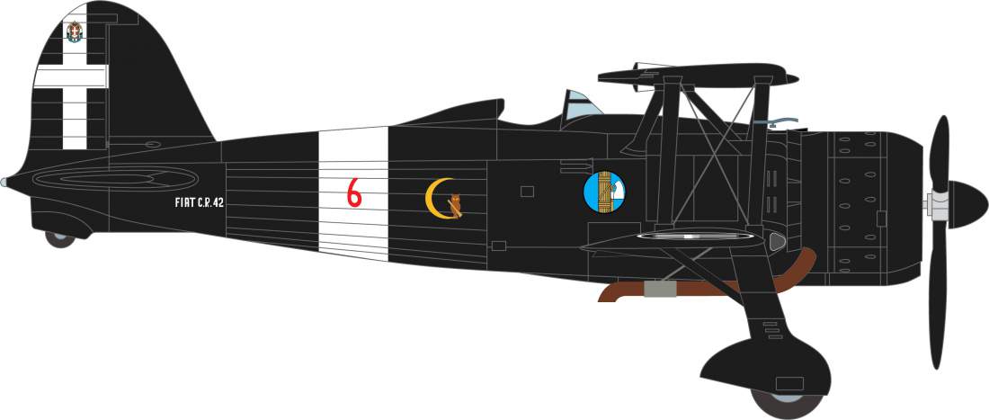 HAD Models HUN32073 1:32 Fiat CR-42 Italian Night fighters