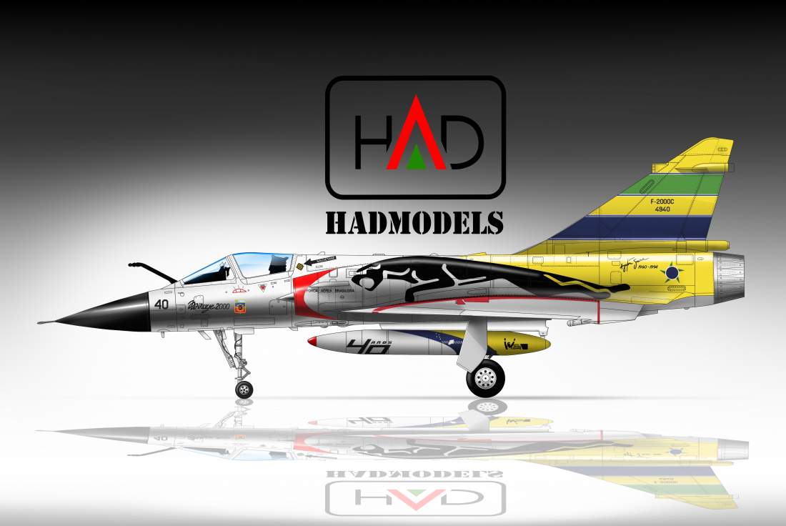HAD Models HUN32099 Mirage 2000C 40th Anniv 1st Air Defence 1:32