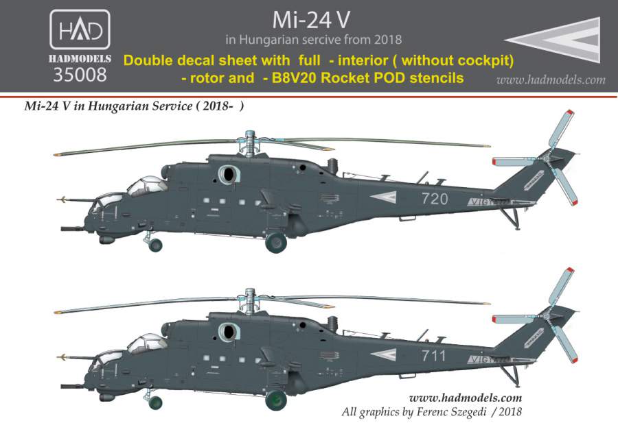 HAD Models HUN35008 1:35 Mil Mi-24V in Hungarian Service with new NATO painting