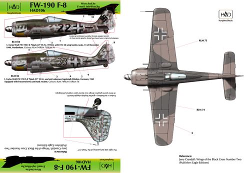 HAD Models HUN48106 1:48 Focke-Wulf Fw-190F-8