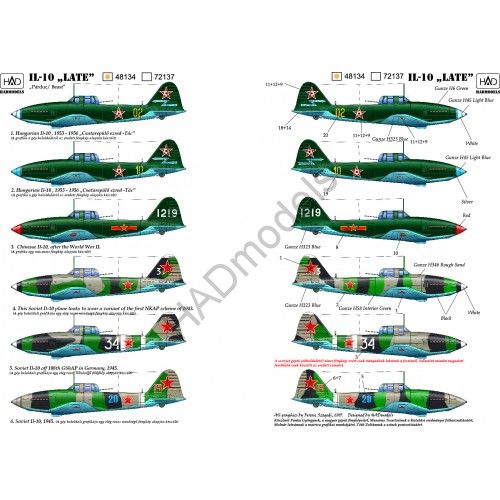 HAD Models HUN48134 1:48 Ilyushin Il-10 late version