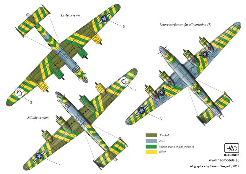 HAD Models HUN48152 1:48 Consolidated B-24D Liberator 'Green Dragon' USAAF