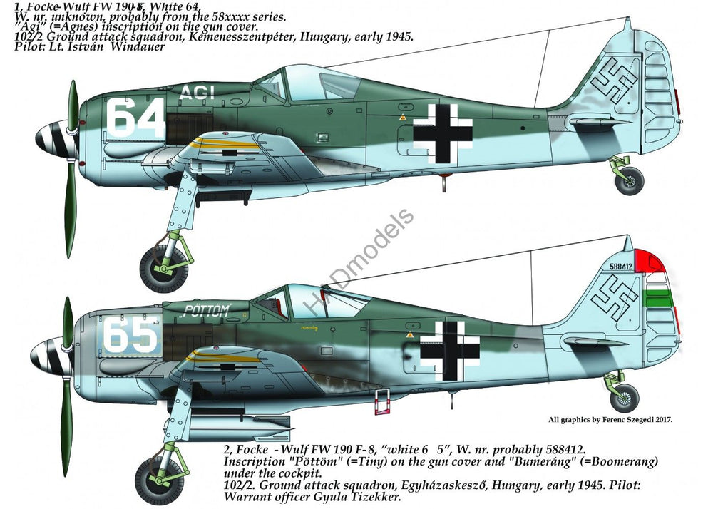 HAD Models HUN48178 1:48 Focke-Wulf Fw-190F-8