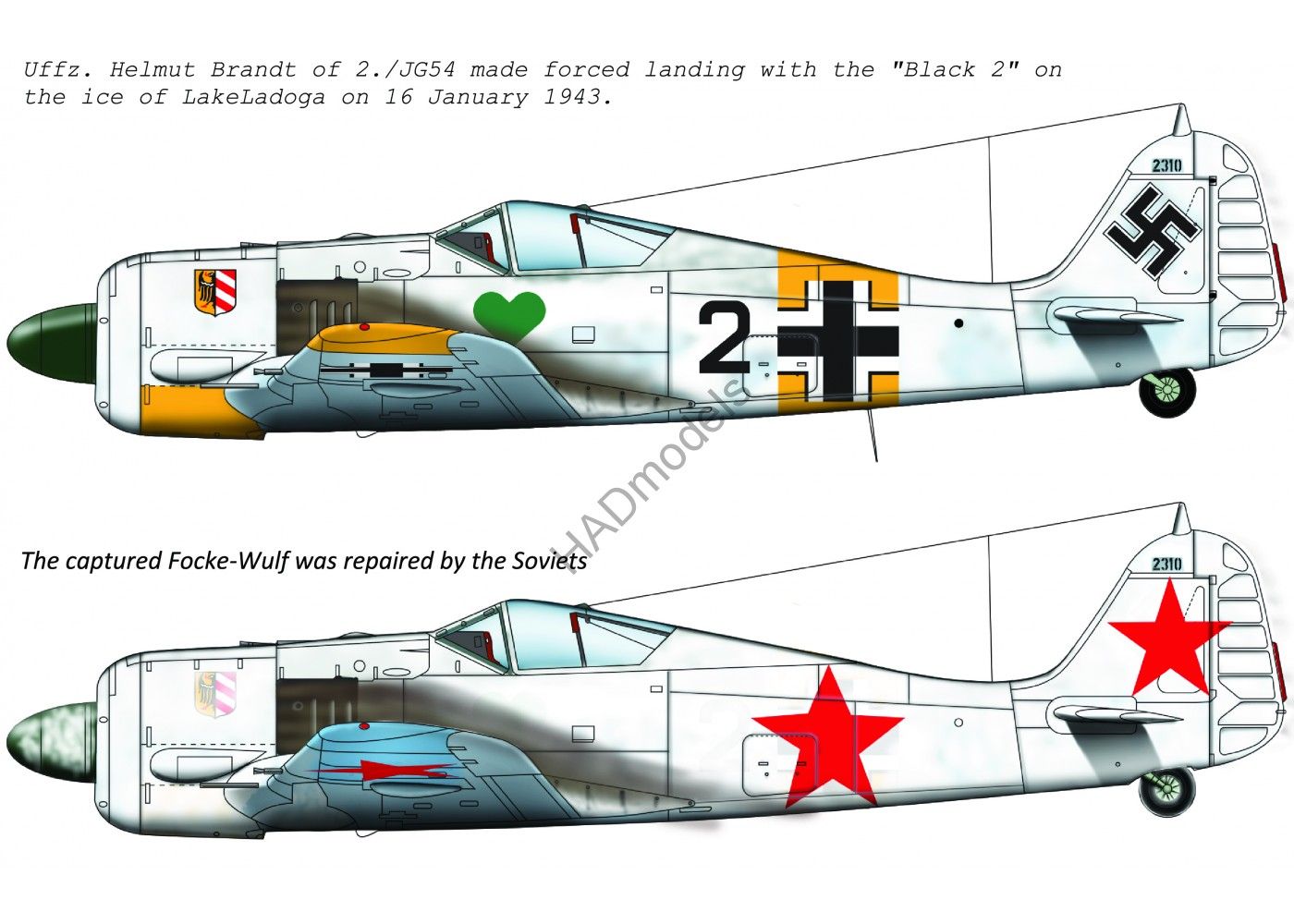 HAD Models HUN48179 1:48 Focke-Wulf Fw-190A-4