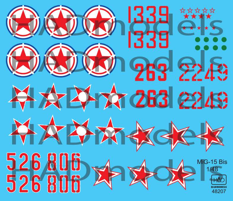 HAD Models HUN48207 1:48 Mikoyan MiG-15Bis