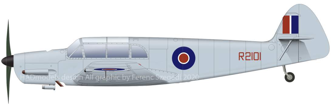 HAD Models HUN48227 1:48 Messerschmitt Bf-108 Taifun 4 x Hungarian and 1 x RAF