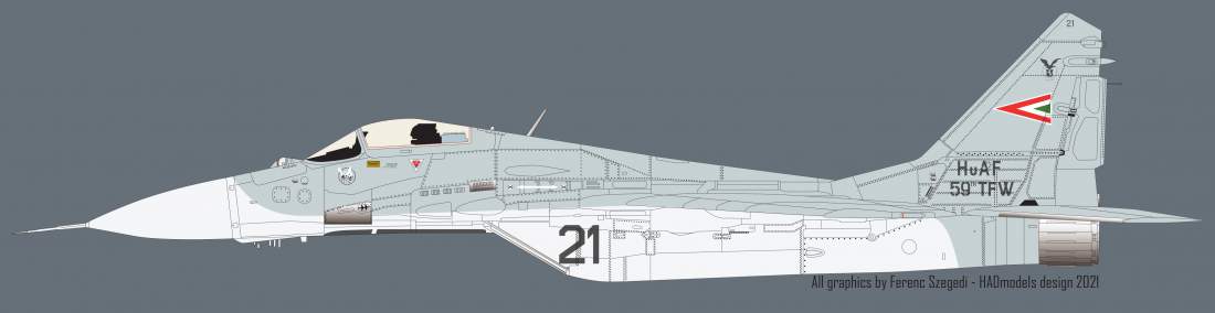 HAD Models HUN48240 1:48 Mikoyan MiG-29 Hungarian in NATO service 2021 reprint