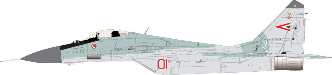 HAD Models HUN48249 1:48 Mikoyan MiG-29B HUNAF old russian painting