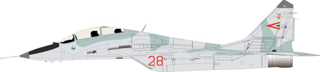 HAD Models HUN48249 1:48 Mikoyan MiG-29B HUNAF old russian painting
