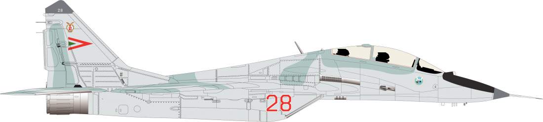 HAD Models HUN48249 1:48 Mikoyan MiG-29B HUNAF old russian painting