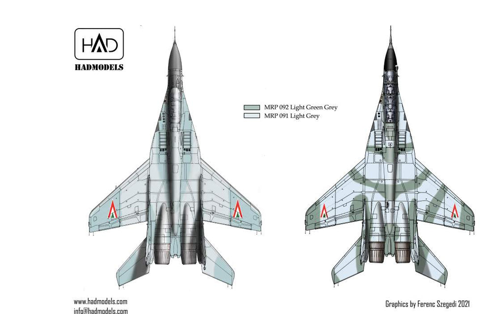 HAD Models HUN48249 1:48 Mikoyan MiG-29B HUNAF old russian painting