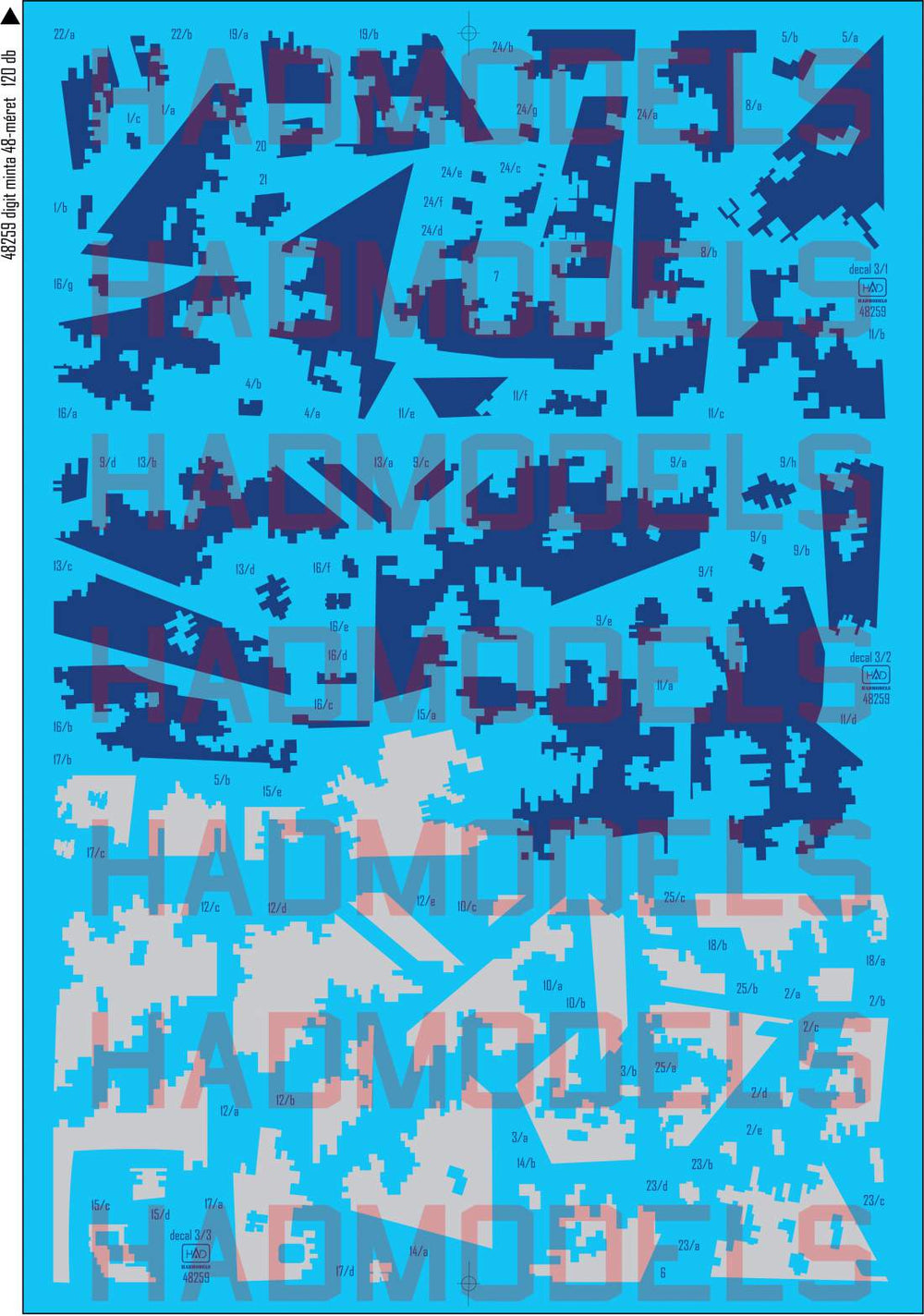 HAD Models HUN48259 Ukrainian Su-27P1M Flanker Digital Camo 1:48