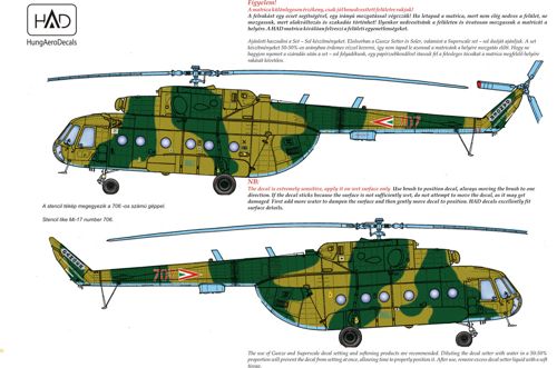 HAD Models HUN72093 1:72 Mil Mi-17