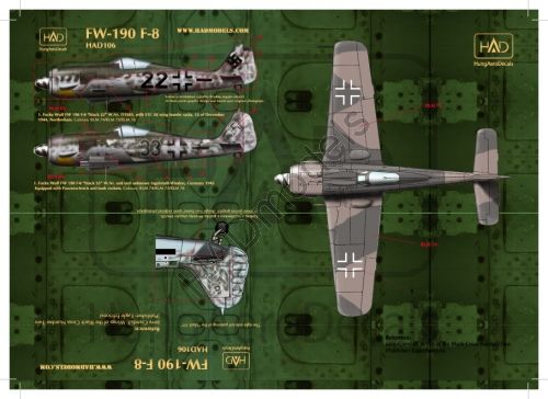 HAD Models HUN72106 1:72 Focke-Wulf Fw-190F-8
