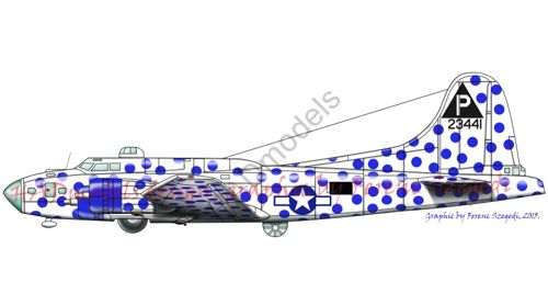 HAD Models HUN72156 1:72 B-17F Flying Fortress' Spotted Cow USAF