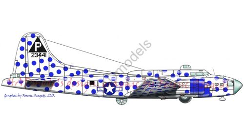 HAD Models HUN72156 1:72 B-17F Flying Fortress' Spotted Cow USAF
