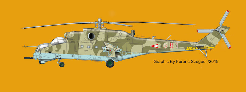 HAD Models HUN72193 1:72 Mil Mi-24D/Mi-24V/Mi-24P in Hungarian Service