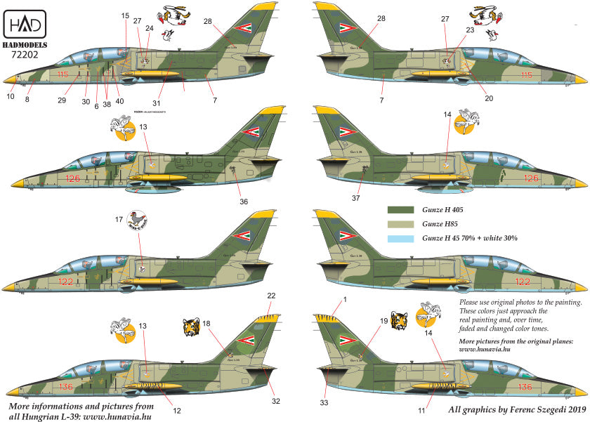HAD Models HUN72202 1:72 Aero L-39ZO in Hungarian Service part 2