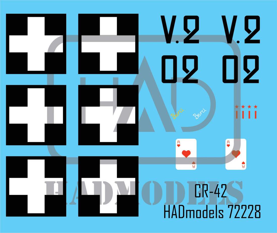 HAD Models HUN72228 1:72 Fiat CR-42 V202
