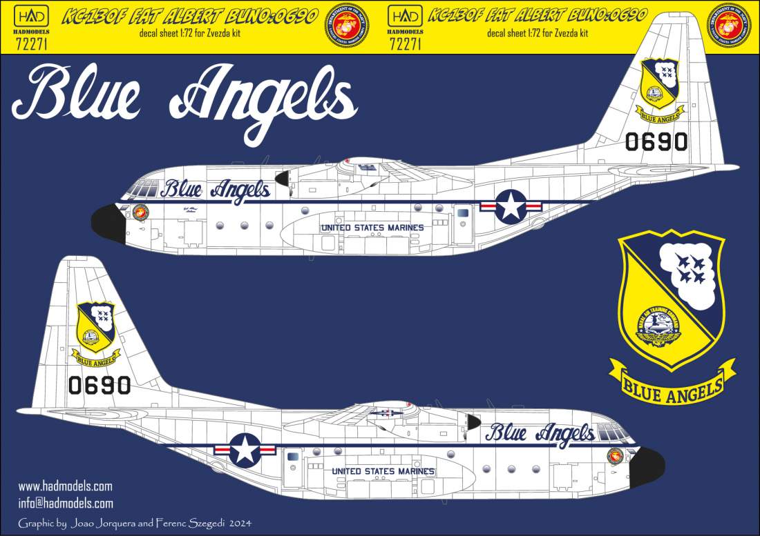 HAD Models HUN72271 1:72 Lockheed KC-130F Fat Albert 0690