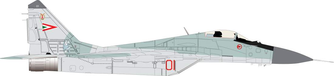 HAD Models HUNRAD48249 1:48 Mikoyan MiG-29B HUNAF old russian [RAD Decals