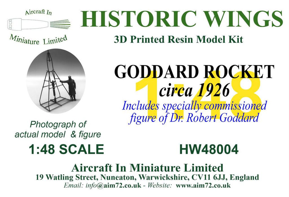 AIM - Historic Wings HW-48004 1:48 Goddard's rocket