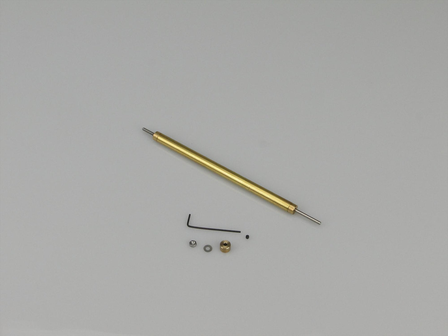 Radio Active Fine Line Prop Shaft 4in M2/2mm Stainless 6mm Brass Tube RMA2306