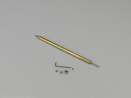 Radio Active Fine Line Prop Shaft 5in M2/2mm Stainless 6mm Brass Tube RMA2310