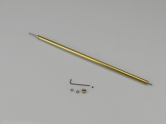 Radio Active Fine Line Prop Shaft 8in M2/2mm Stainless 6mm Brass Tube RMA2322