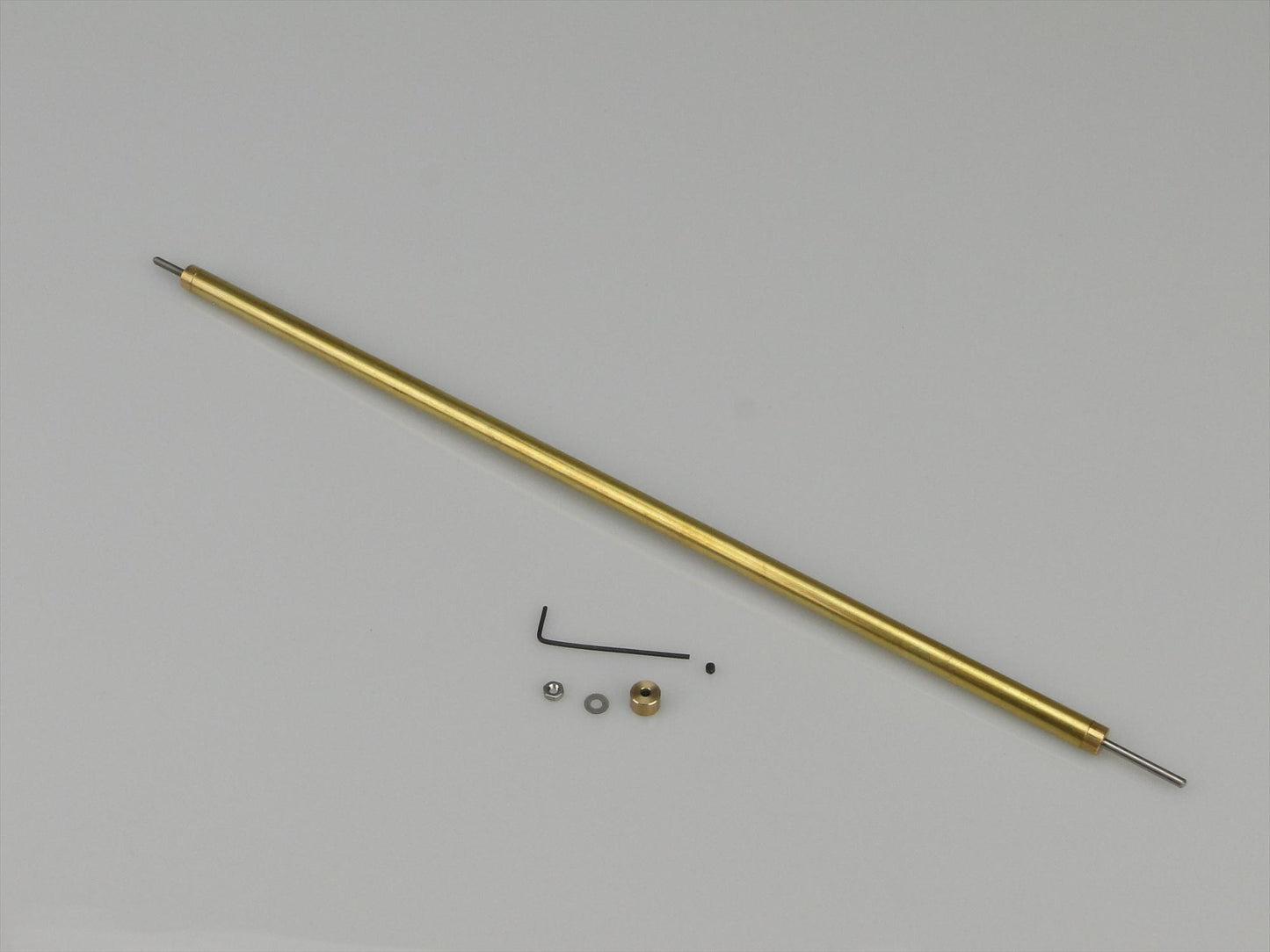 Radio Active Fine Line Prop Shaft 9in M2/2mm Stainless 6mm Brass Tube RMA2326