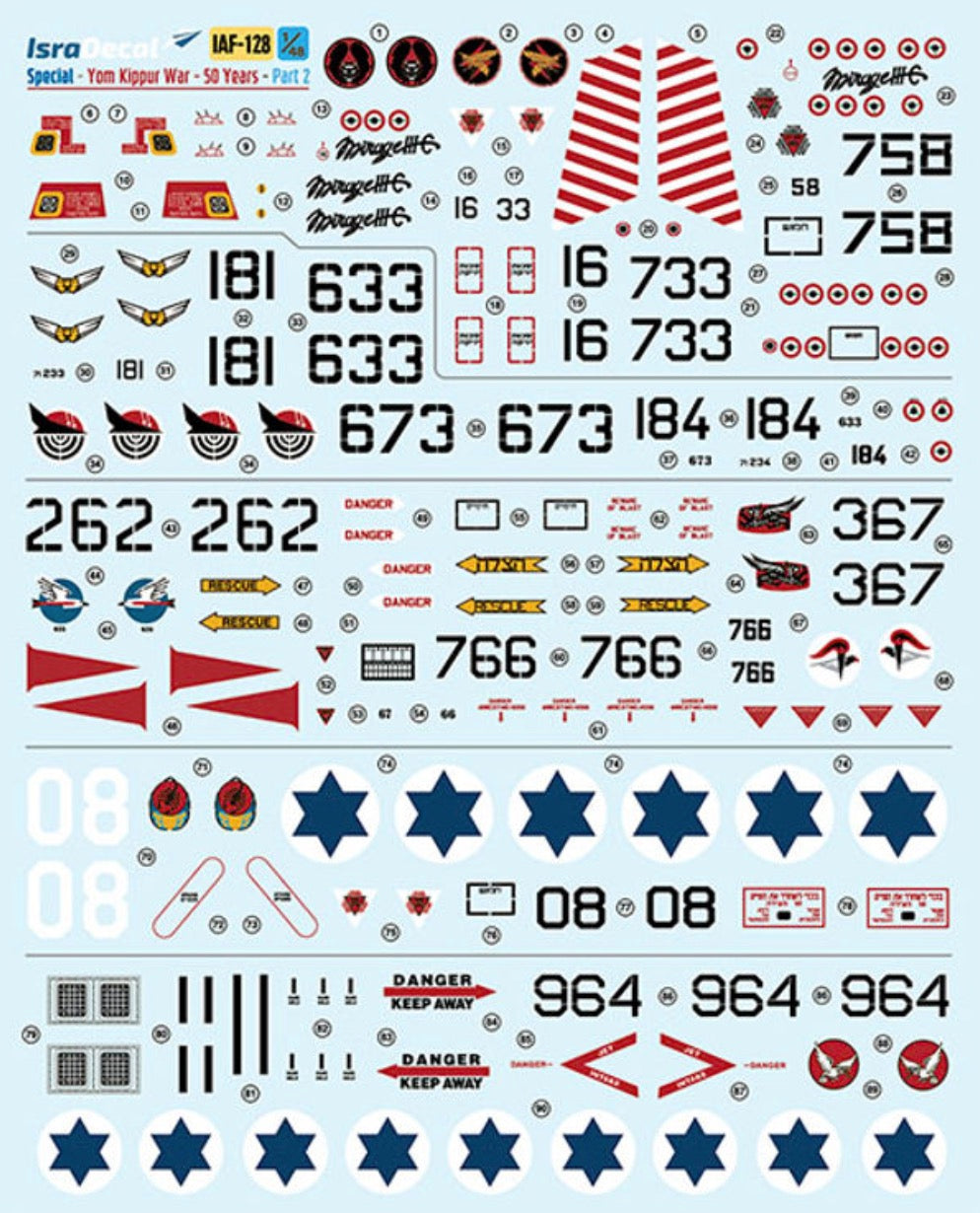 IsraDecal Studio IAF-128 1:48