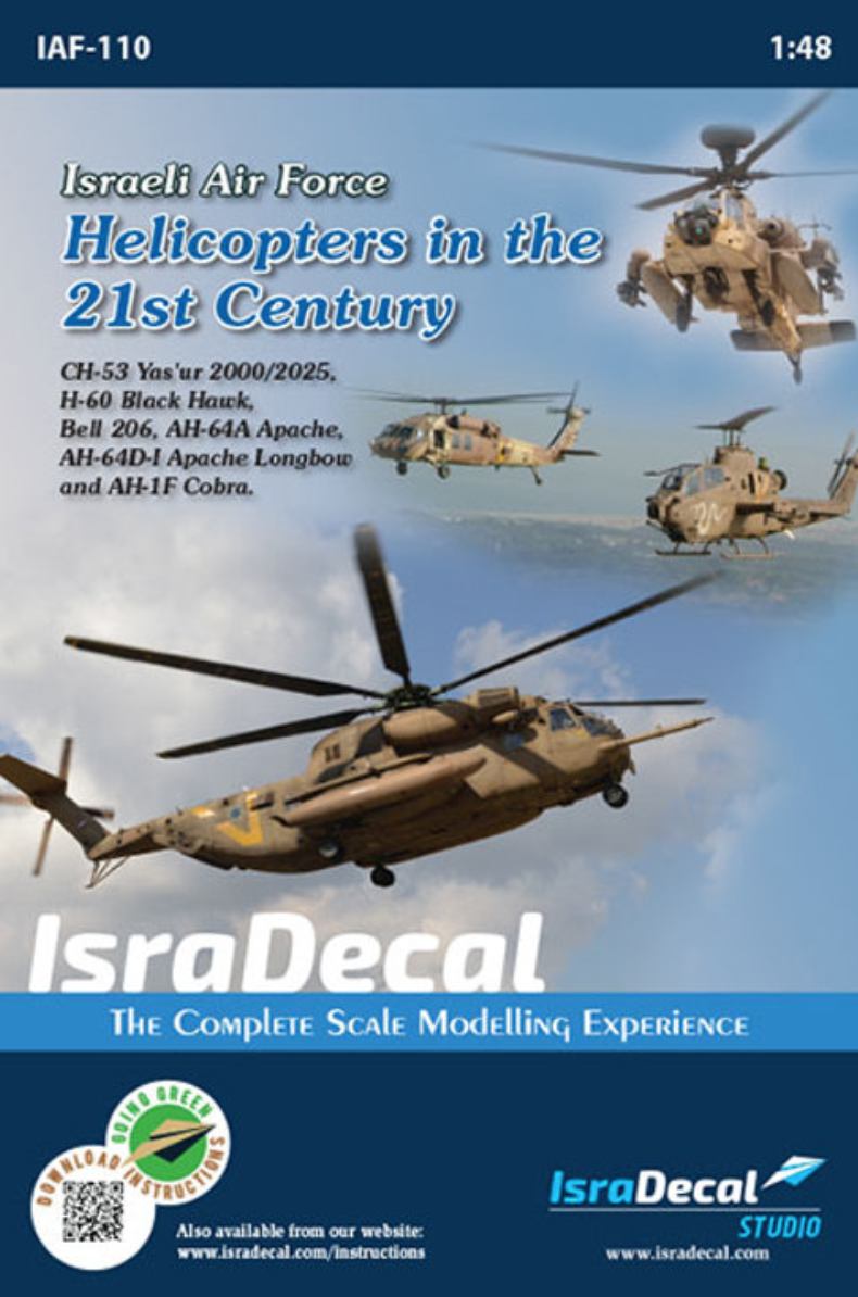 IsraDecal Studio IAF-110 1:48 IAF Helicopers in 21st Century
