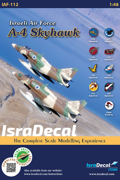 IsraDecal Studio IAF-112 1:48 IAF Douglas A-4 'Skyhawk'